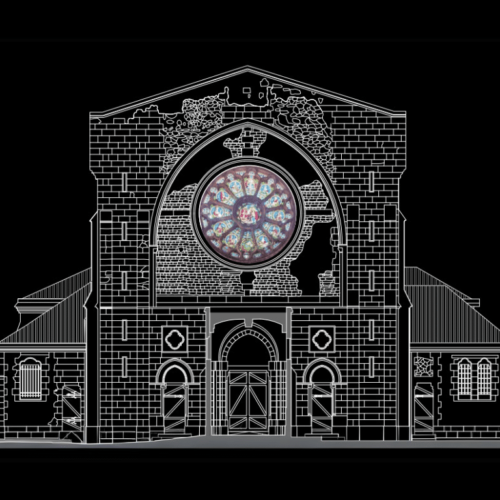 Chapelle du Crous - OMESTA relevé d'architecture - RCA 3D