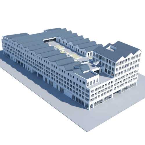 Maquette BIM - OMETSA relevé d’architecture - RCA 3D